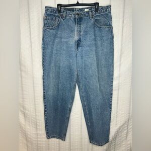 Vtg 90s Levis 560 Mens Loose Fit Tapered Leg Straight Size 38x30 Light Wash